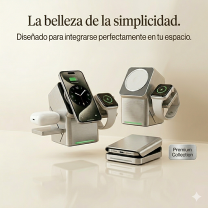 MagniDock™ Estación de carga magnética 3 en 1 [iPhone. Apple Watch. AirPods.]