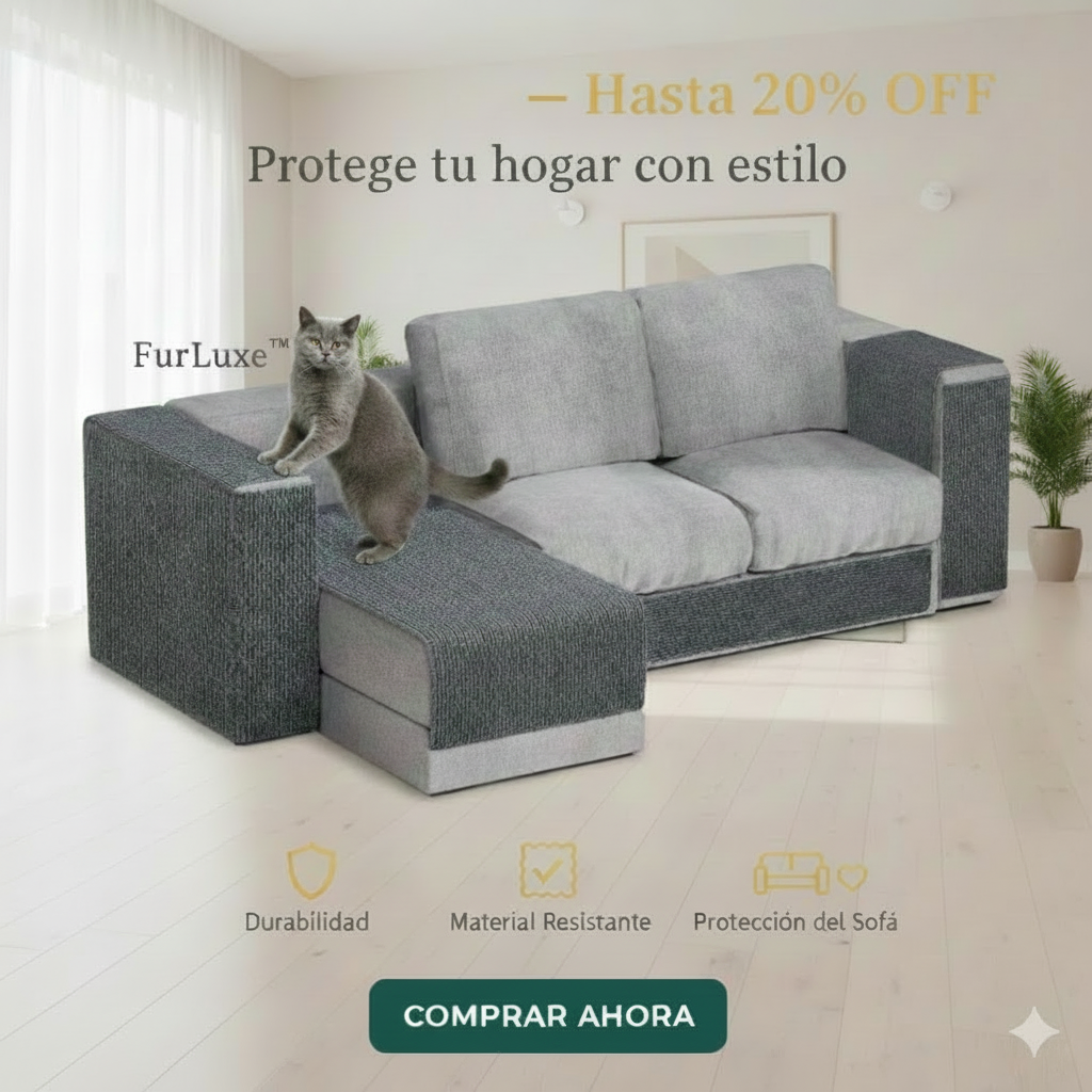 FurLuxe™ Alfombra para Gatos [Protección elegante para tu hogar]
