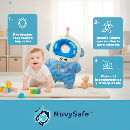 NuvySafe™ Protector de Cabeza [Comodidad y seguridad en cada paso]