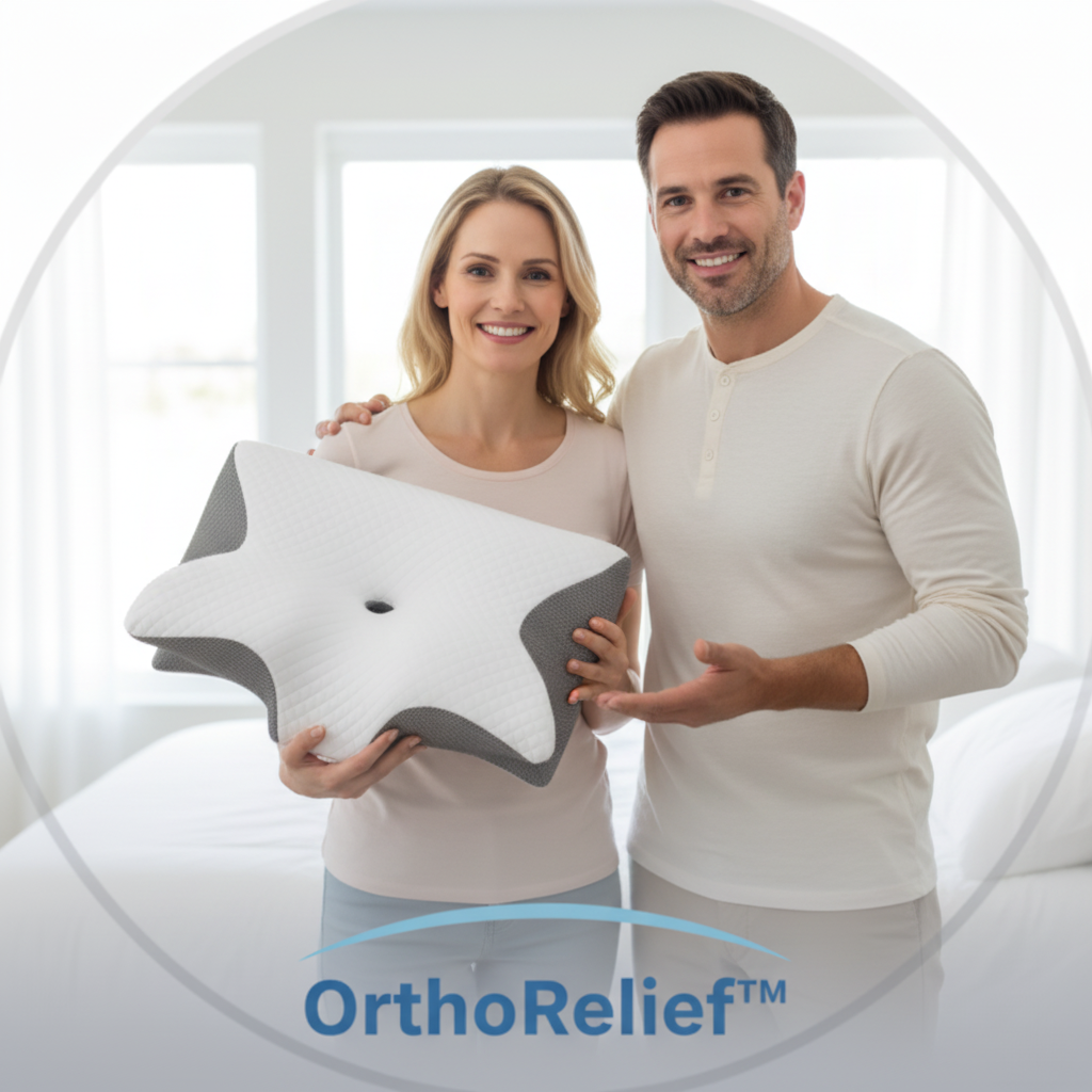 OrthoRelief™ Almohada Cervical [Alivio Inmediato en el Cuello y los Hombros]