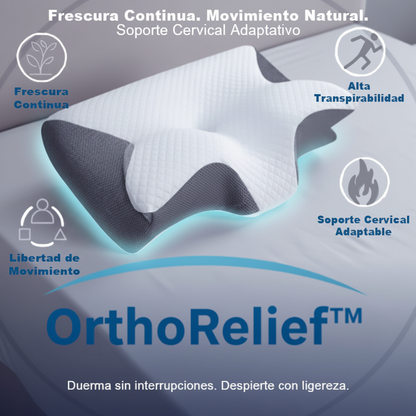 OrthoRelief™ Almohada Cervical [Alivio Inmediato en el Cuello y los Hombros]